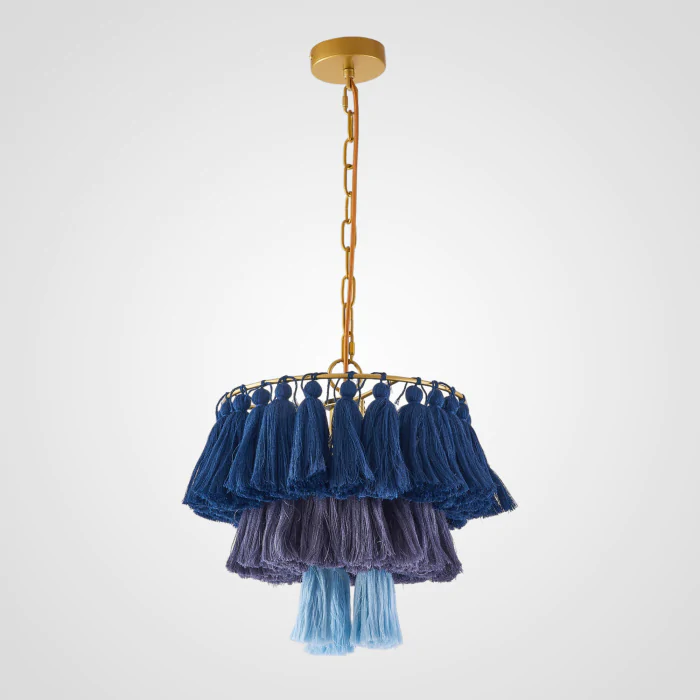 Подвесной светильник TASSEL Синий ImperiumLoft