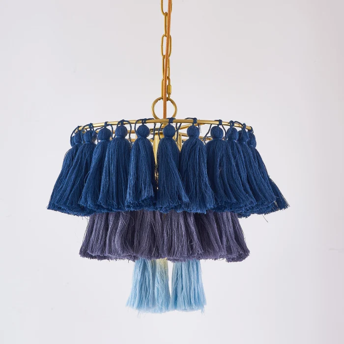 Подвесной светильник TASSEL Синий ImperiumLoft