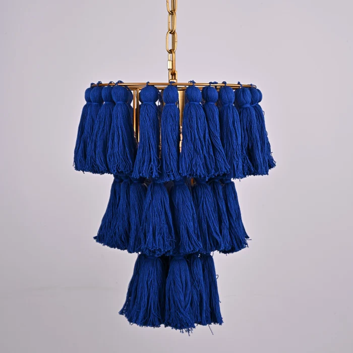 Подвесной светильник TASSEL Синий ImperiumLoft