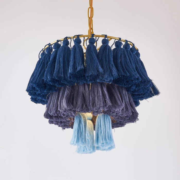 Подвесной светильник TASSEL Синий ImperiumLoft