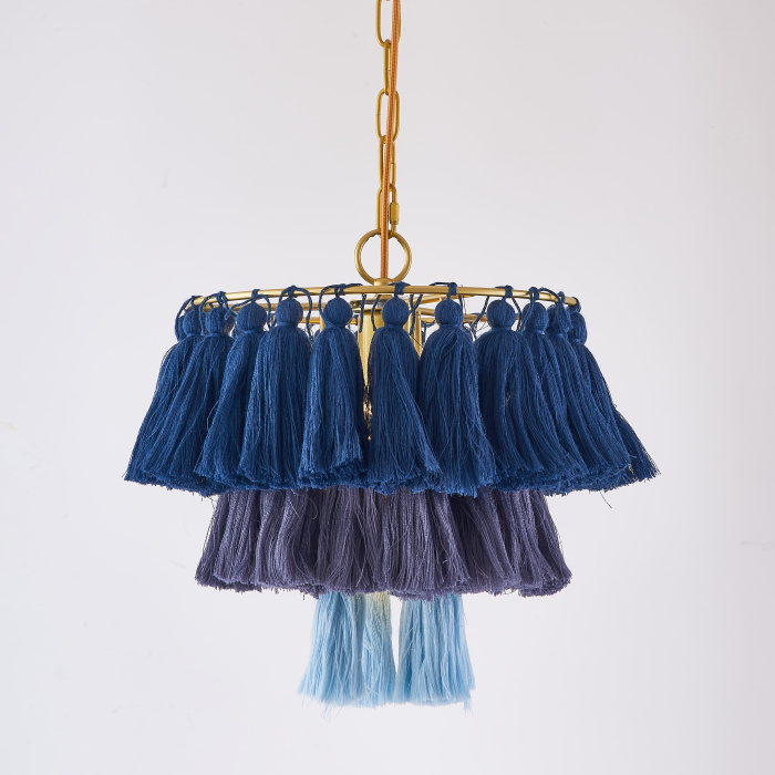 Подвесной светильник TASSEL Синий ImperiumLoft