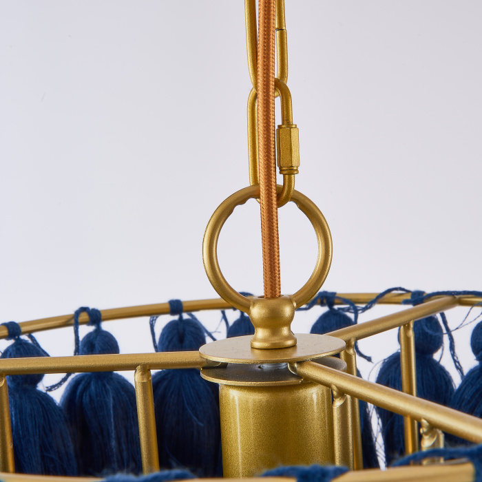 Подвесной светильник TASSEL Синий ImperiumLoft