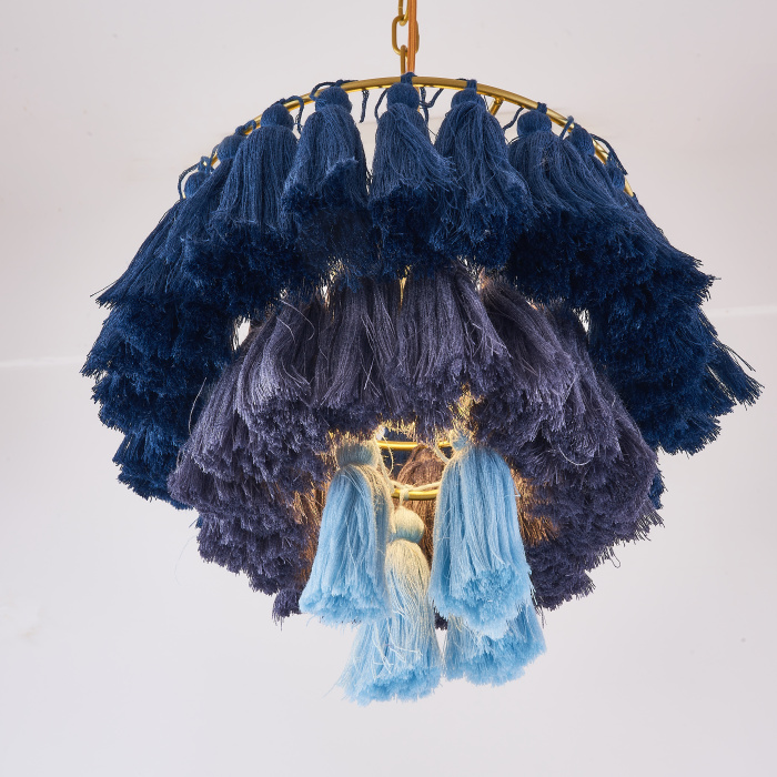 Подвесной светильник TASSEL Синий ImperiumLoft