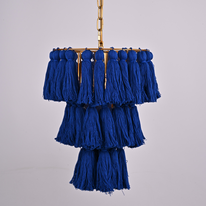 Подвесной светильник TASSEL Синий ImperiumLoft