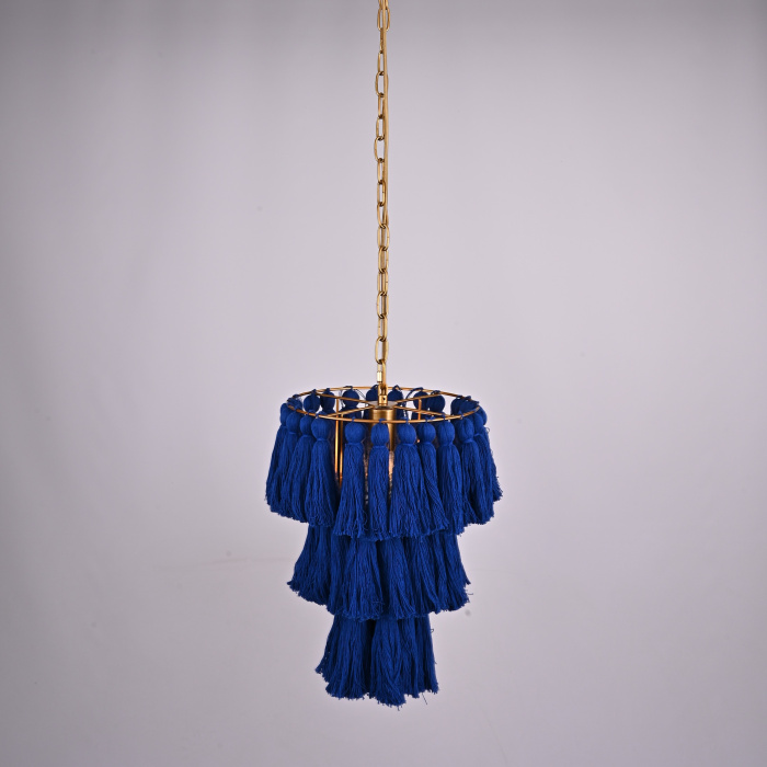 Подвесной светильник TASSEL Синий ImperiumLoft
