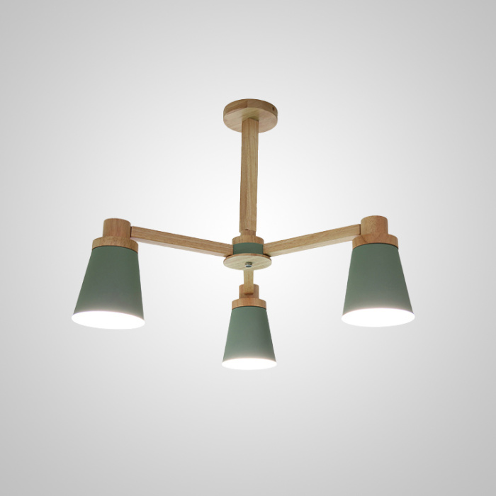 Потолочная люстра PROP 6 Green ImperiumLoft