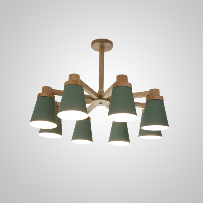 Потолочная люстра PROP 6 Green ImperiumLoft