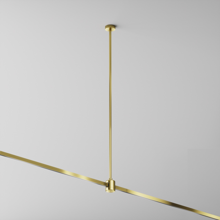 Крепление потолочное Long 700мм с прямым коннектором питания Flarity латунь Maytoni TRA159C-IPC1-BS