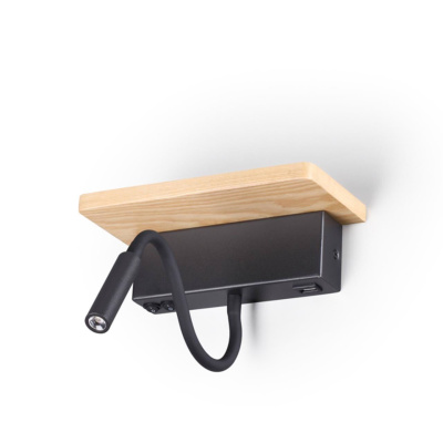 Настенный светильник-полка с подсветкой/USB ODEON LIGHT 3868/8WL