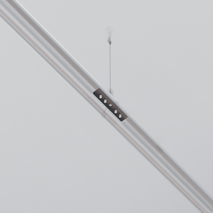 Коннектор прямой для низкопрофильного шинопровода Exility Maytoni TRAM034CI-R-41B