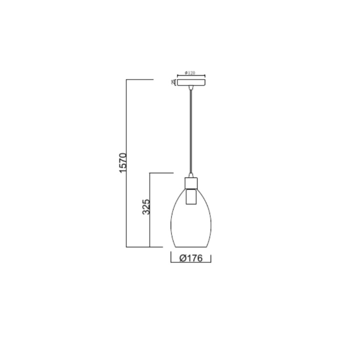 Подвесной светильник VL5055P11 Vele Luce