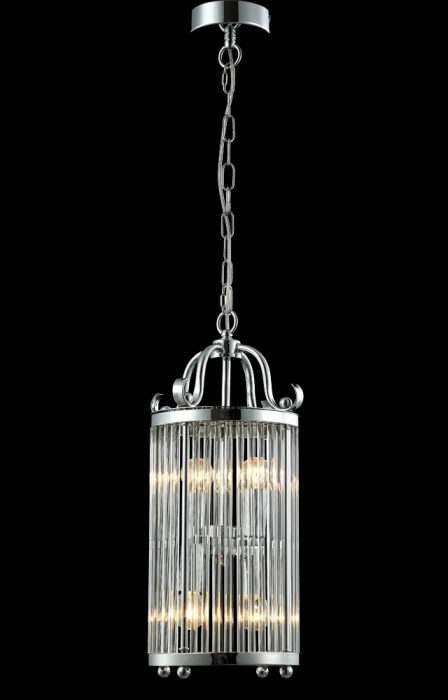 Светильник подвесной Crystal Lux TADEO SP4 D200 CHROME/TRANSPARENTE