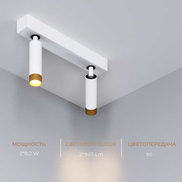 Спот Ledron SAGITONY E2 S40 Wooden White