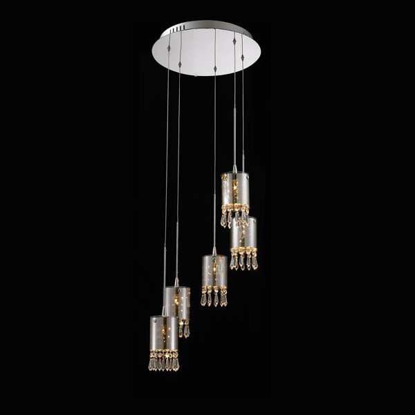 Подвесной светильник Delight Collection Crystal Tube MD2544/5R