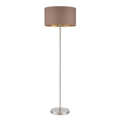 Светильник напольный Никель/Темно-бежевый, Золотистый E27 1*40W SLE300575-01