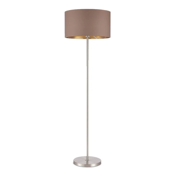 Светильник напольный Никель/Темно-бежевый, Золотистый E27 1*40W SLE300575-01