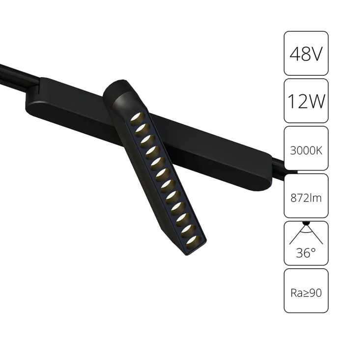 Магнитная трековая система Arte Lamp RAPID A1161PL-1BK