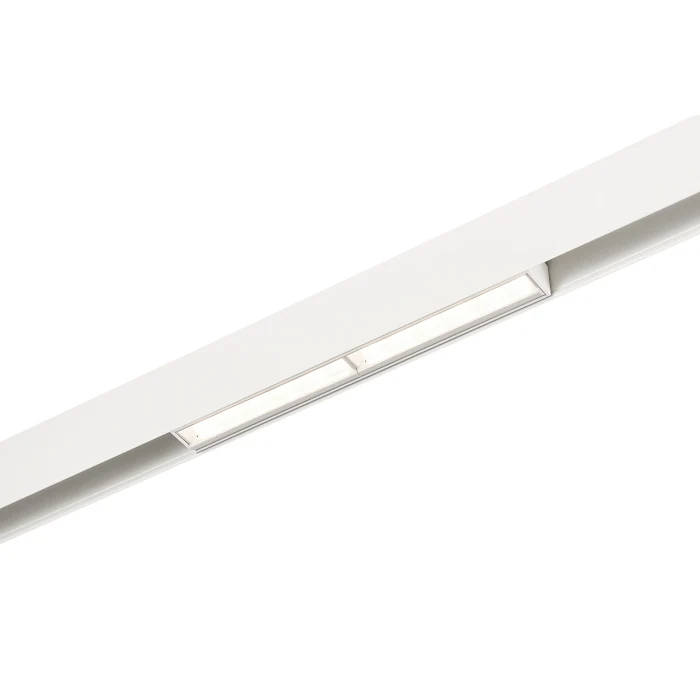 Магнитный трековый светильник Белый LED 1*12W 3000K 850Lm Ra>90 120° IP20 L220xW22xH46 ST804.536.12