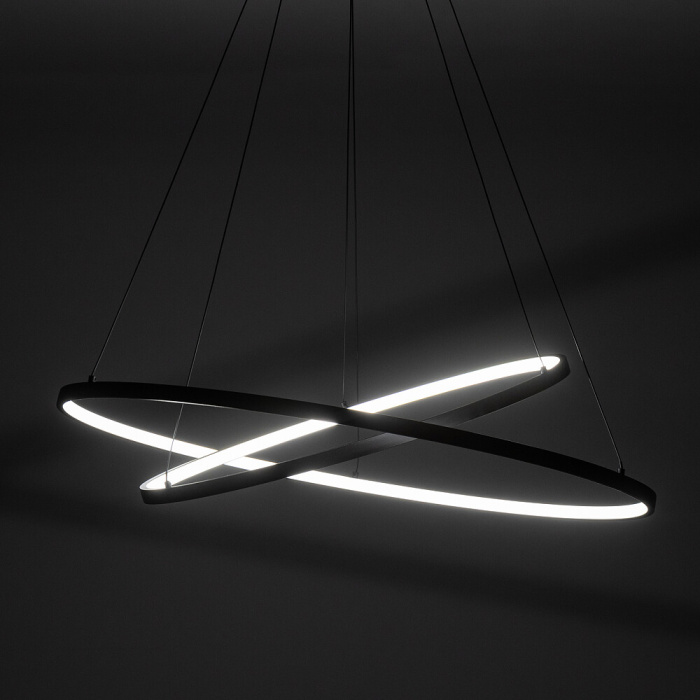 Подвесная люстра Nowodvorski Circolo Led Black 10864