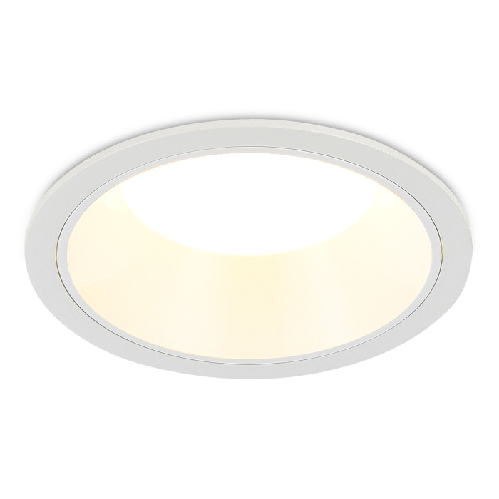 Светильник встраиваемый Белый LED 1*12W 3000K 1 080Lm Ra80 120° IP20 D105xH50 100-240V ST755.538.12
