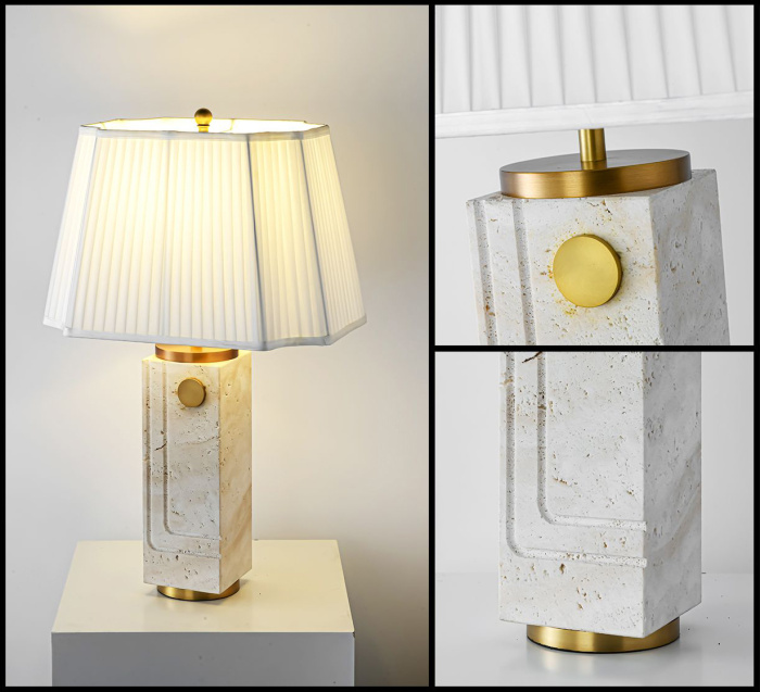 Настольная лампа Delight Collection Stone Table Lamp BRTL3296TR