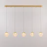 Подвесной светильник Delight Collection MD25030003 MD25030003-5B gold/clear