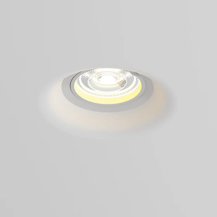 Рамка (светильник) скрытого монтажа лампочек и LED модулей MR16 в натяжной потолок Lightstar Anello 112000