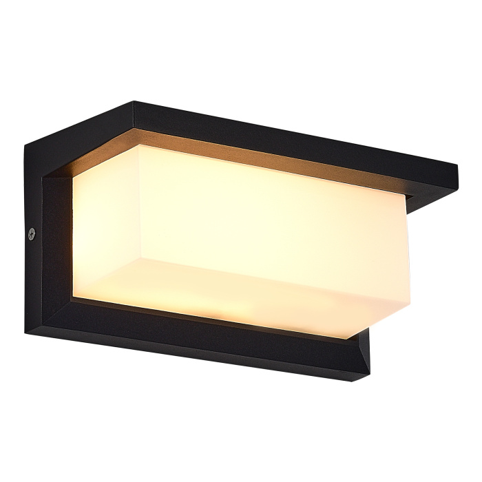 Светильник уличный настенный ST-Luce черный LED 1*10/15/20W 2700/3000/3500/4000/5000K SL9532.401.01