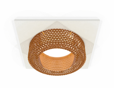 Комплект встраиваемого светильника с композитным хрусталем Ambrella light XC7631024