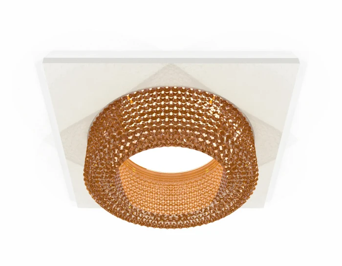 Комплект встраиваемого светильника с композитным хрусталем Ambrella light XC7631024