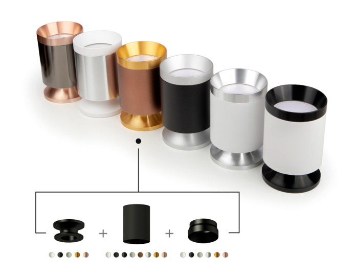 Корпус светильника накладной для насадок D60mm Ambrella light C6304