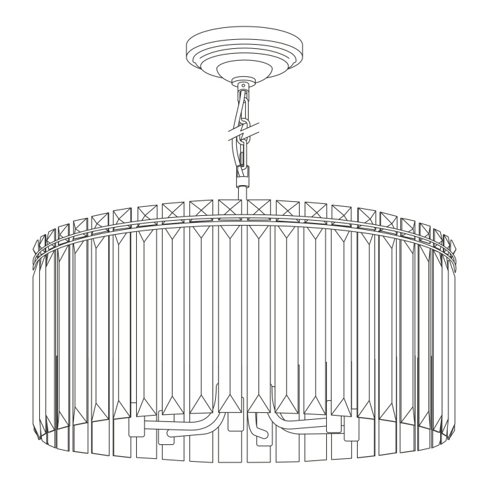 Люстра подвесная Citilux Джейн CL306161