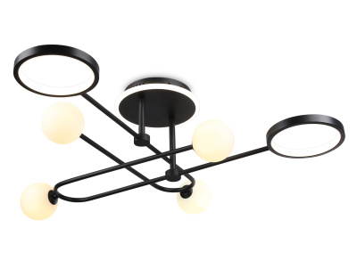 Потолочный светодиодный светильник со сменной лампой и пультом управления Ambrella light FL66232