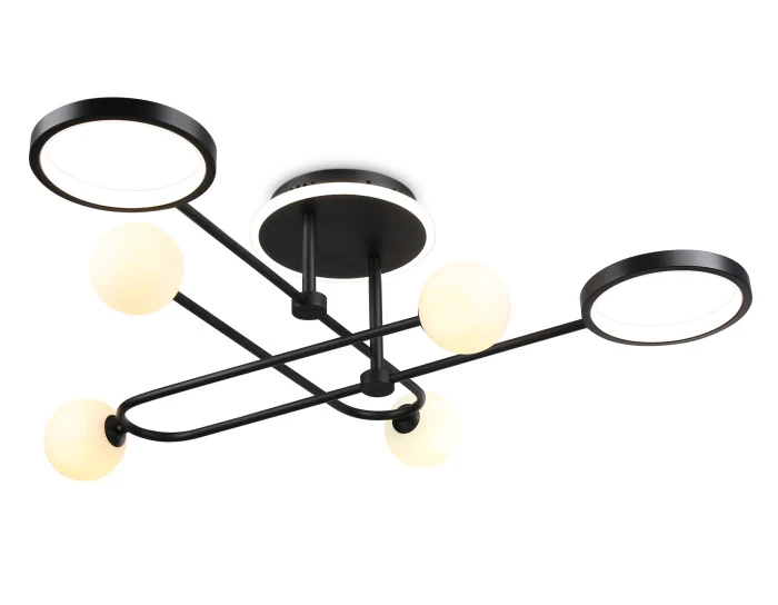 Потолочный светодиодный светильник со сменной лампой и пультом управления Ambrella light FL66232