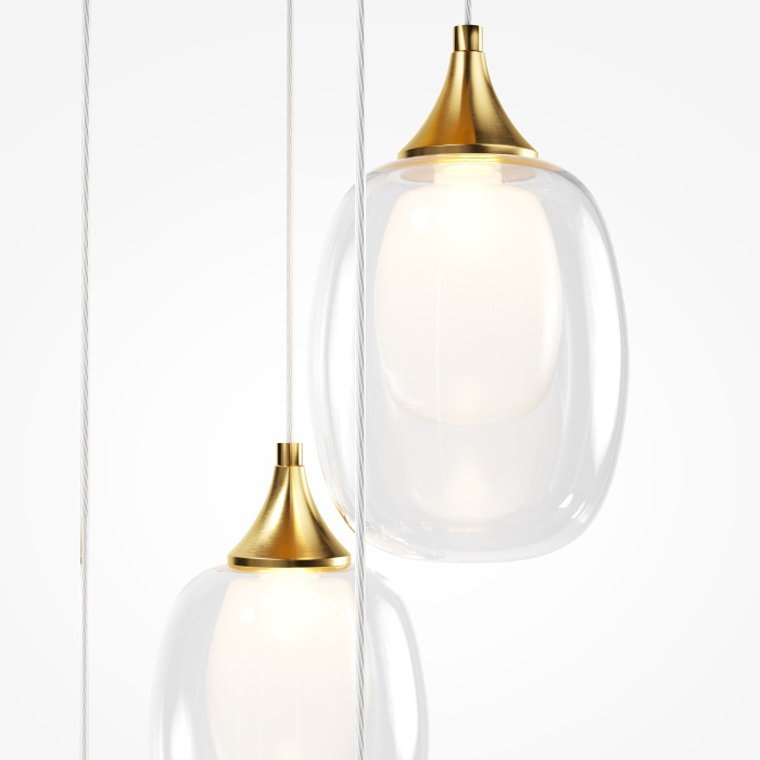 Подвесная люстра Maytoni Aura MOD016PL-08BS1