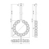 Подвесная люстра Maytoni Amulet MOD555PL-L23CH5K