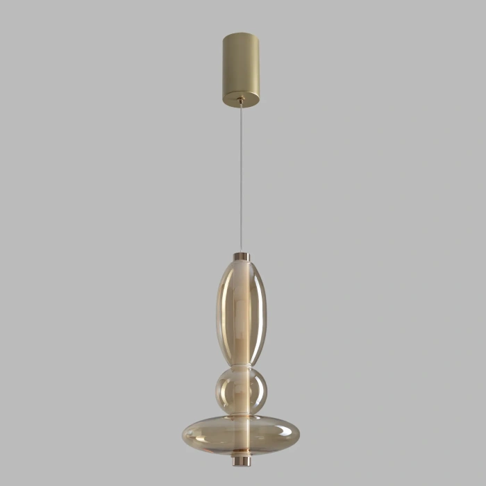 Светильник подвесной Crystal Lux QUASAR SP10W LED AMBER