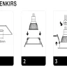 Встраиваемый светильник Denkirs Karup DK3026-WH