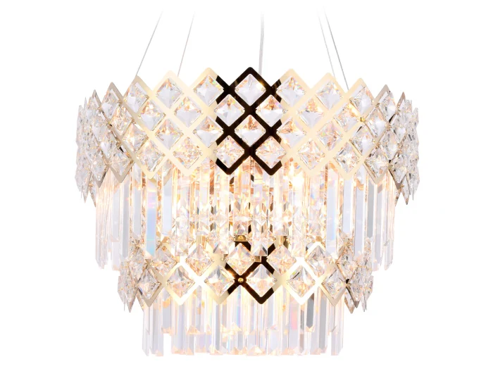 Подвесная люстра с хрусталем Ambrella light TR5275