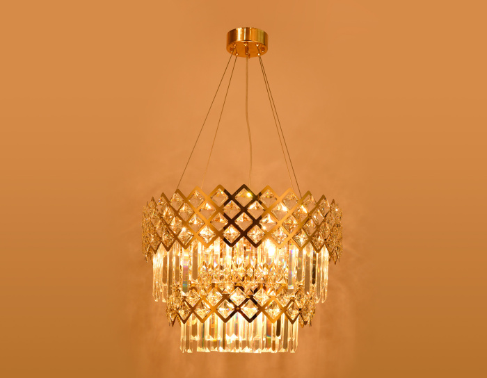 Подвесная люстра с хрусталем Ambrella light TR5275