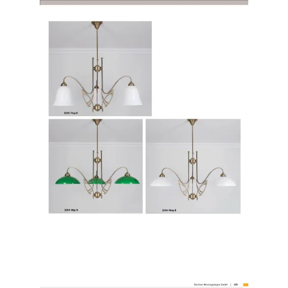 Подвесная люстра Berliner Messinglampen D265-98grB