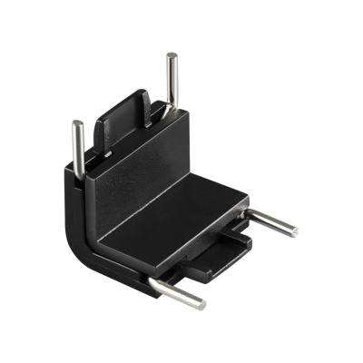 Соединитель Г-образный с токопроводом (потолок/стена) для низковольтного шинопровода Novotech Easy 135271