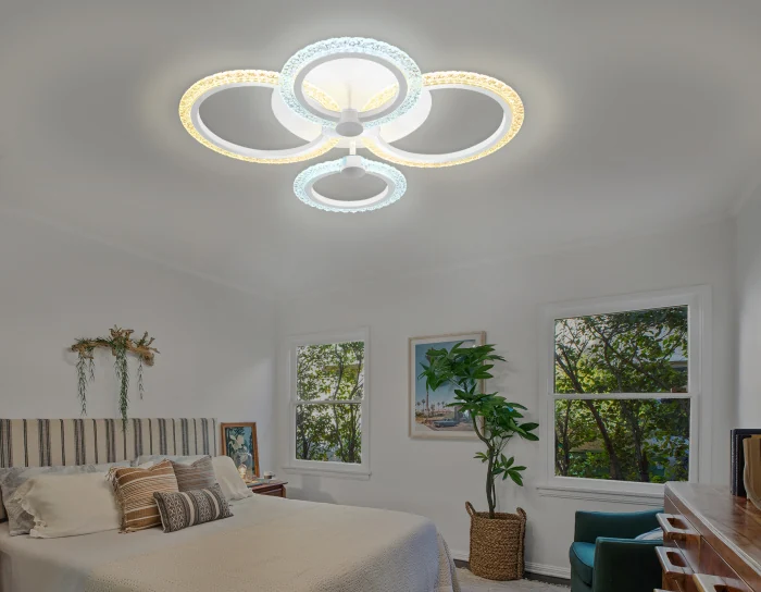 Потолочный светодиодный светильник с пультом Ambrella light FA4061