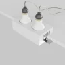 Встраиваемый светильник Maytoni Technical Gyps Modern DL131-GU10-02-W