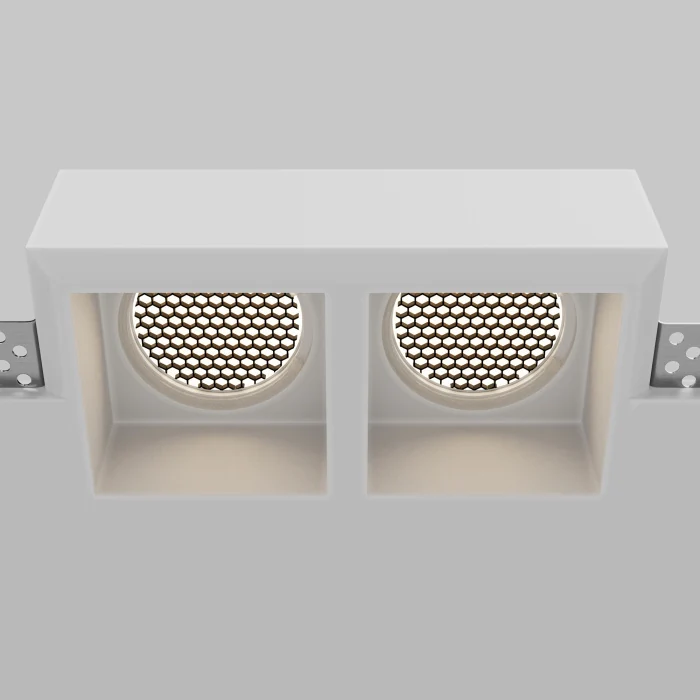 Встраиваемый светильник Maytoni Technical Gyps Modern DL131-GU10-02-W