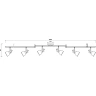 Спот Arte Lamp JOVI A1677PL-6GY