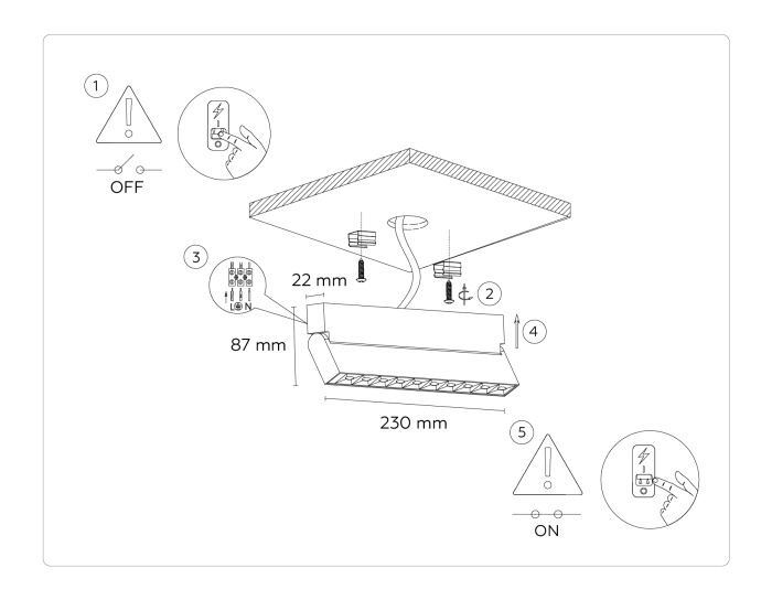 Настенно-потолочный светодиодный светильник Ambrella light TA1829
