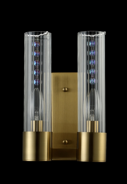 Бра Crystal L ux OTONO AP2 BRASS/TRANSPARENTE