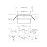 Встраиваемый светильник GX53 Ambrella light TN5212