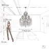 Подвесная люстра Loft it Wonderland 10405/24